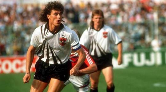 Toni Polster, the man who played the Golden Boot Hugo Sanchez