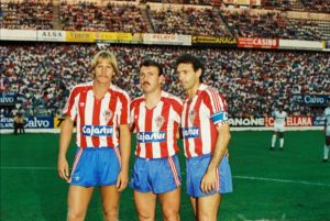 El día que Bern Schuster jugó en el Sporting de Gijón