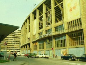 Estadio de Sarrià, antigua casa del RCD Espanyol