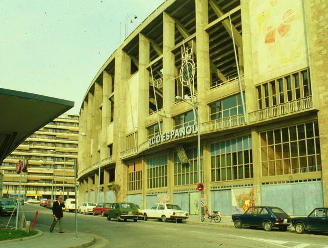 Estadio Sarria, de voormalige woning van RCD Espanyol