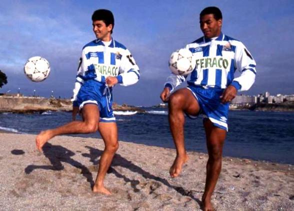 Algunas de las camisetas más míticas de los años 90 en la Liga española