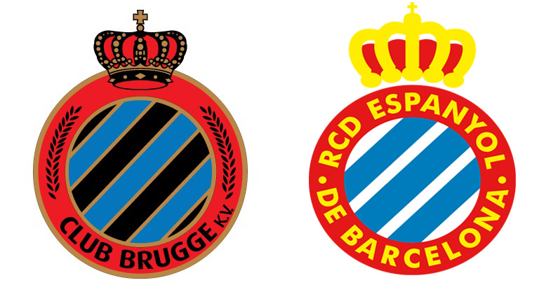 The shield of Bruges and Espanyol, plagiarism, tribute or coincidence?