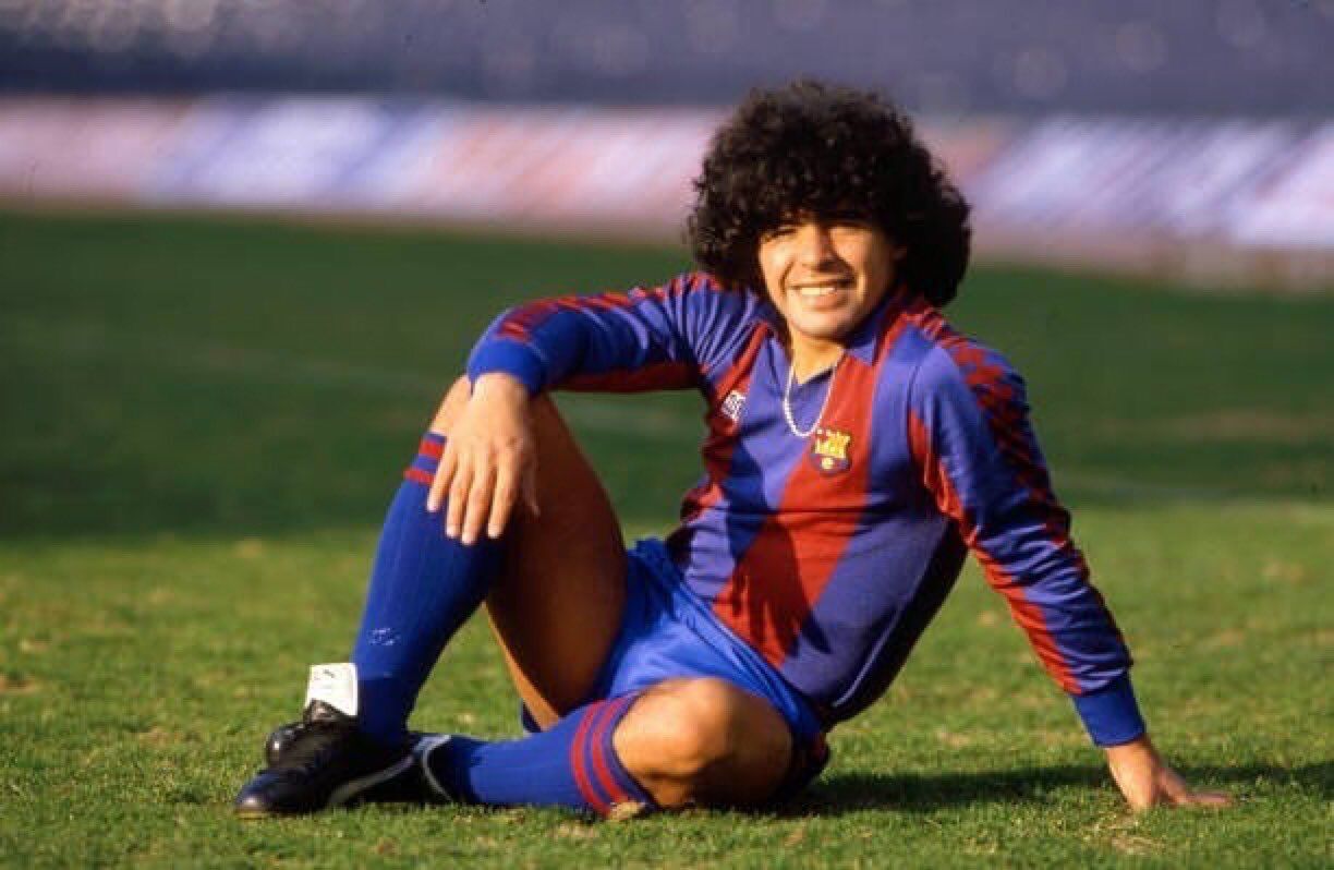 Maradona's signing for FC Barcelona