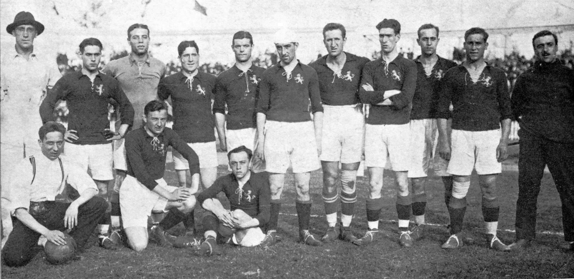 The first Spanish Selection: Silver medal in Antwerp 1920