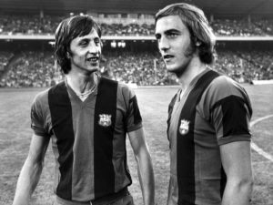 Johan Neeskens y Cruyff