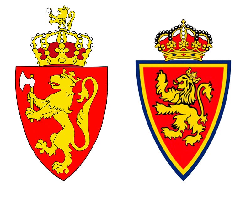 Real Zaragoza shield: Who copied who?