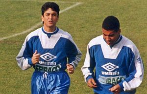Bebeto y Mauro Silva
