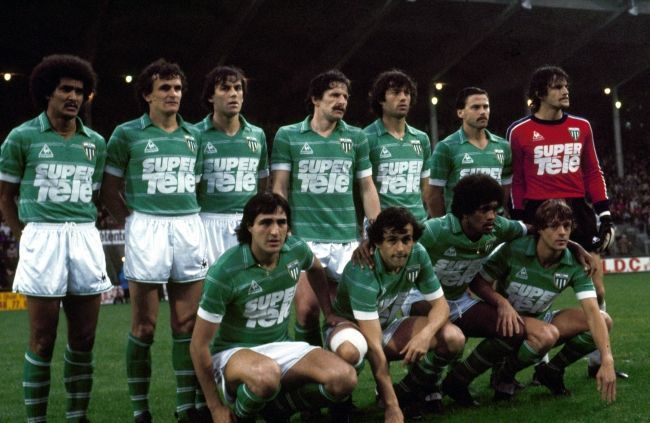 #phs.011792 Photo AS SAINT-ETIENNE COUPE EUROPE 1976 FOOTBALL EUROPA CUP