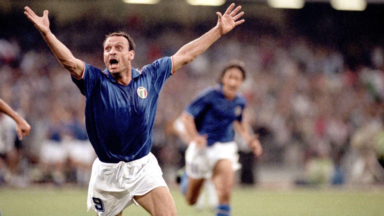 Toto Schillaci, el goleador que sorprendió en Italia 90