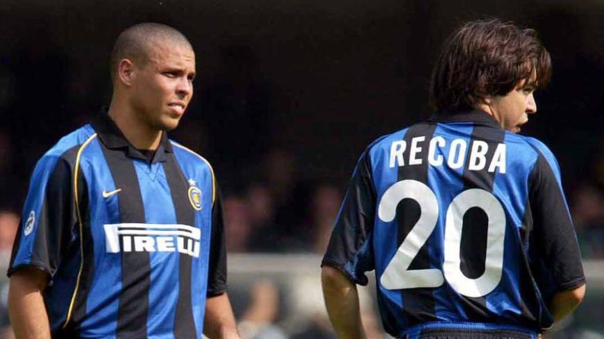 El Chino Recoba and Ronaldo Inter 