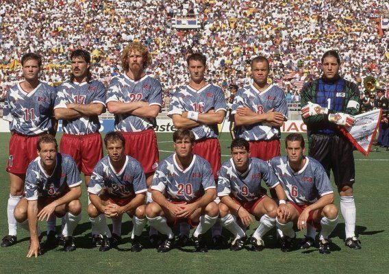 The USA team in USA 94, hosts of a World Cup to remember