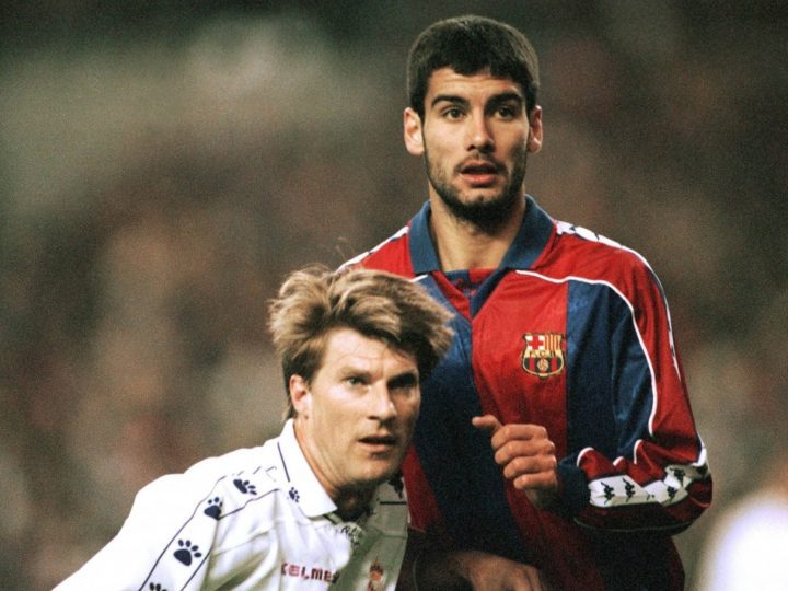 Season 1994-1995: That season he finished third in the league and lost a Cup final against Atlético de Madrid