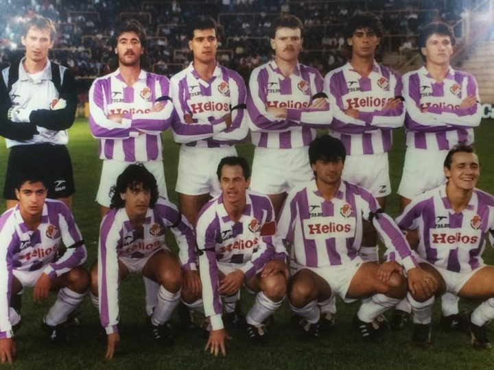 Why is the Real Valladolid shirt white and purple??