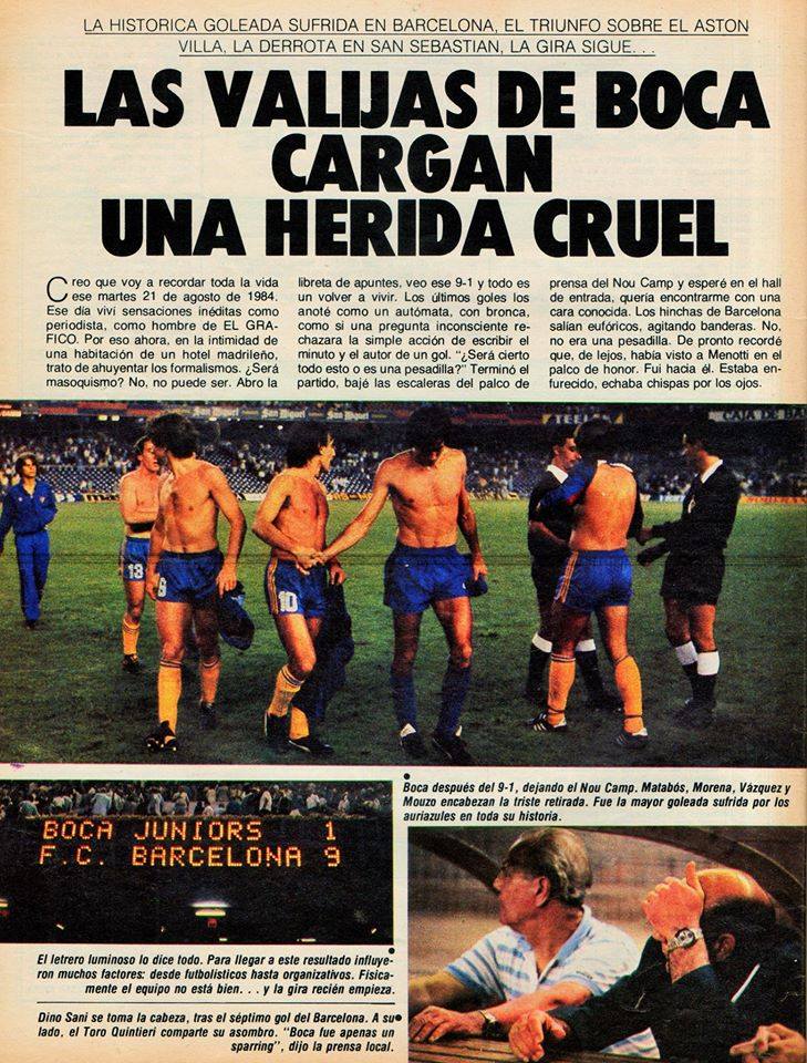 Barcelona 9 Boca Juniors 1 