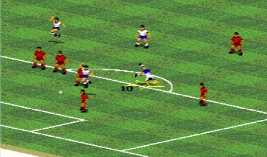 videojuegos de fútbol de los 90 