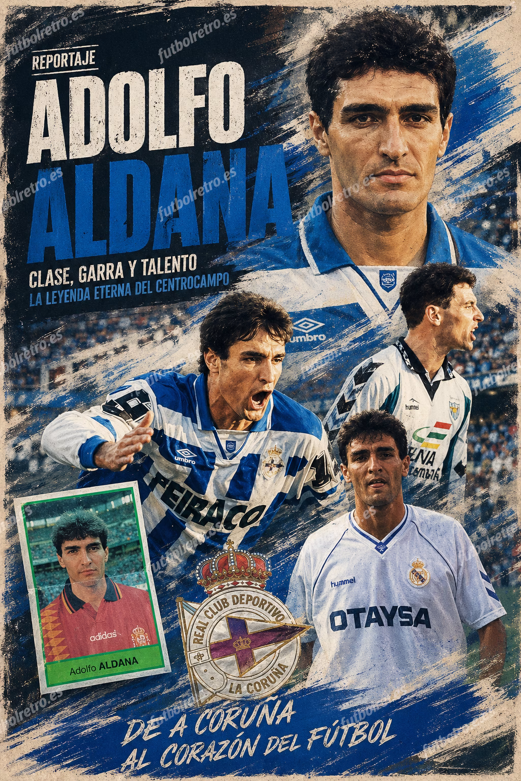 Adolfo Aldana: clase silenciosa del Madrid al Superdépor Adolfo Aldana